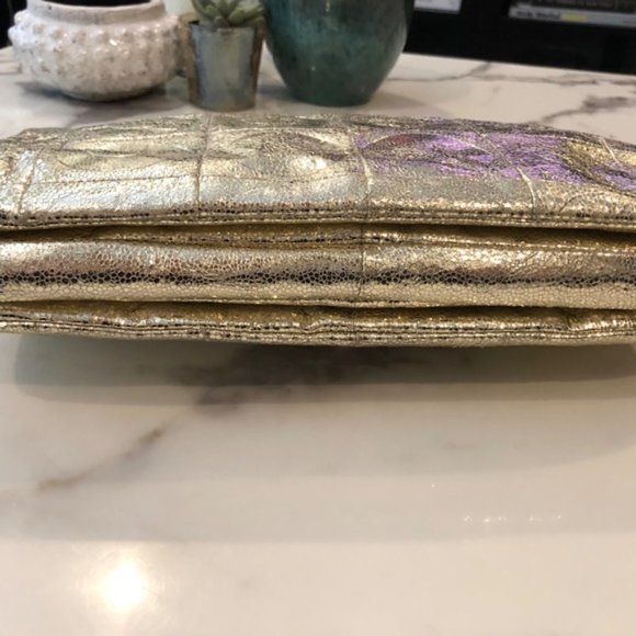 Coach Metallic Kristen Op Art Clutch- RARE! - Picture 12 of 15